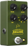 JHS Muffuletta 6-way Fuzz Pedal with 3 Patch Cables - Army Green