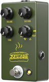 JHS Muffuletta 6-way Fuzz Pedal with 3 Patch Cables - Army Green