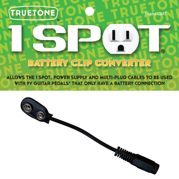 Truetone 1 Spot Battery Clip Converter - British Audio