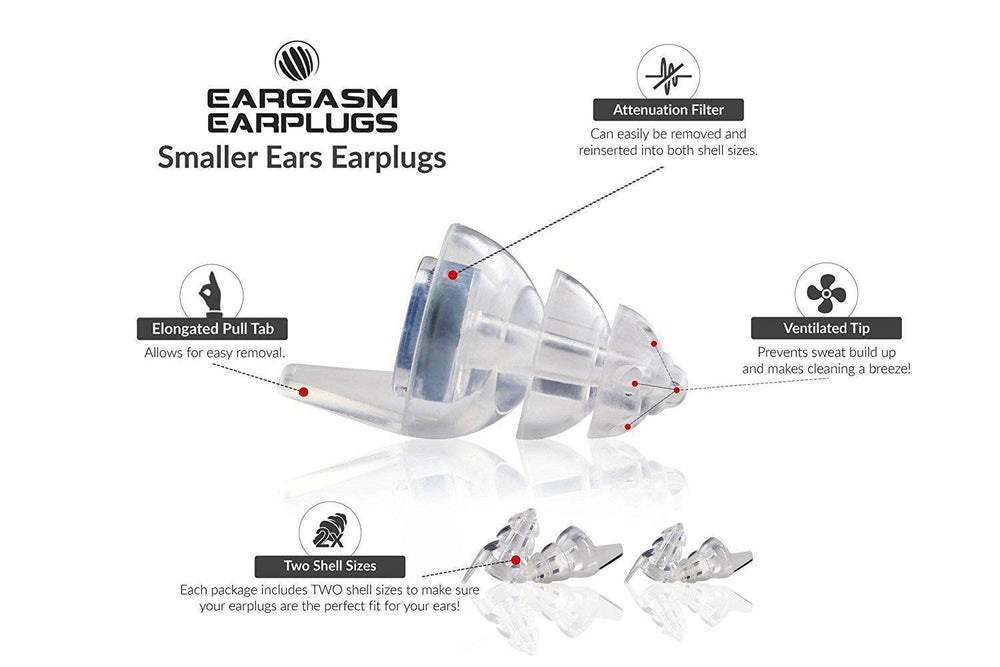Eargasm Smaller Ears Earplugs - British Audio