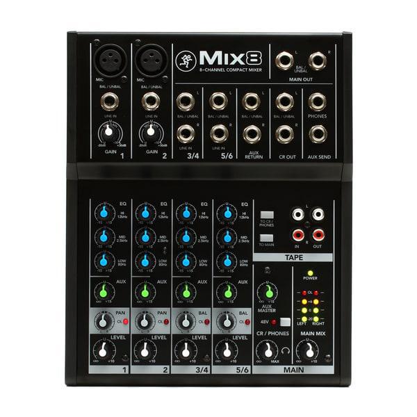 Mackie Mix8 8-Channel Compact Mixer - British Audio