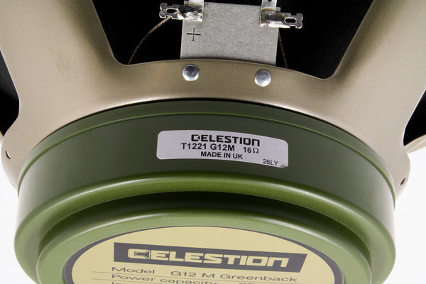 Celestion Heritage Series G12M 'Greenback'—Made in the UK