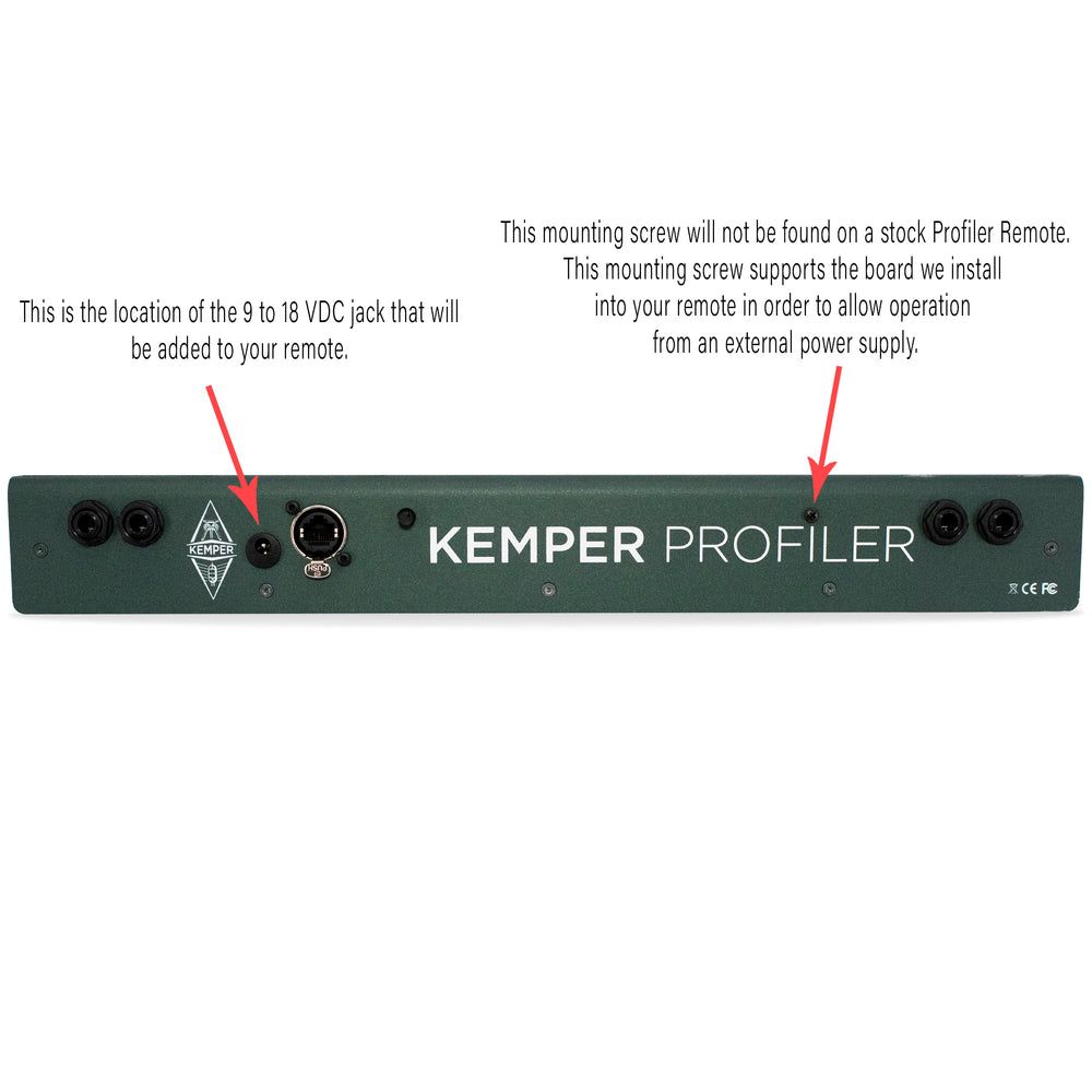 Kemper Remote "Big Stage" Mod - British Audio