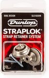 JIM DUNLOP Vintage Nickel Dual Design Guitar Strap Locks (SLS1035VN)