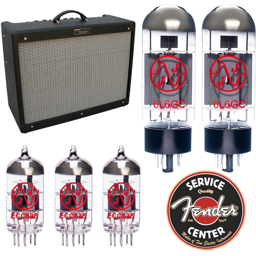 Fender Hot Rod Deluxe Tube Set | JJ ECC83S & Apex Matched Burned In JJ 6L6GC