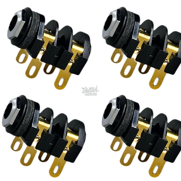 10pcs 1/4" Cliff Phone Jack 6.35 6pin PCB Headphone Audio Tube Amp - Foto 5