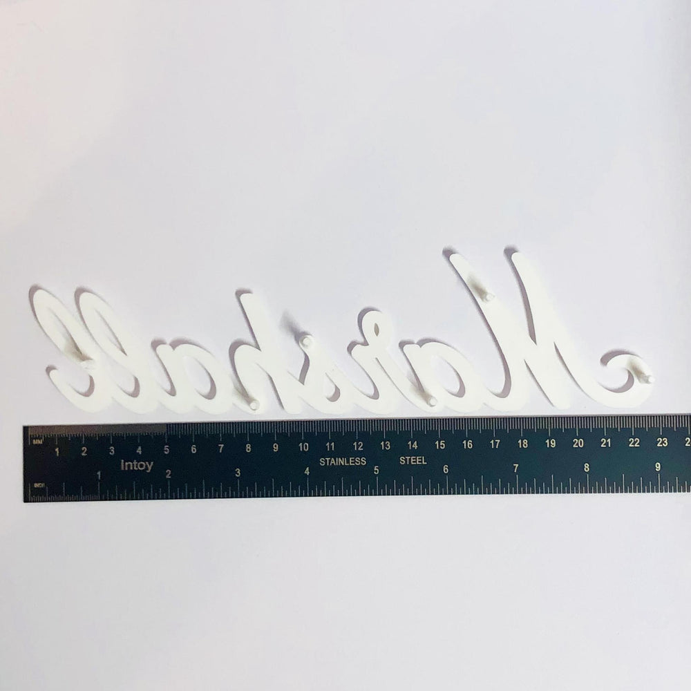 Marshall 9" White Script Logo - OEM Replacement-Part # LOGO-00004