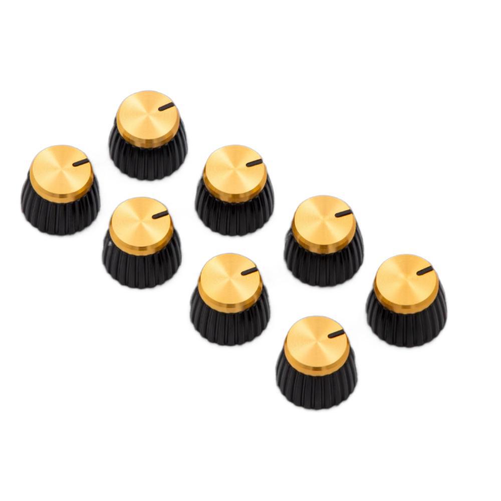 Marshall Combo Amplifier Knob Pack (8-Pack) | Part# PACK-00070 | Brown & Gold | Genuine