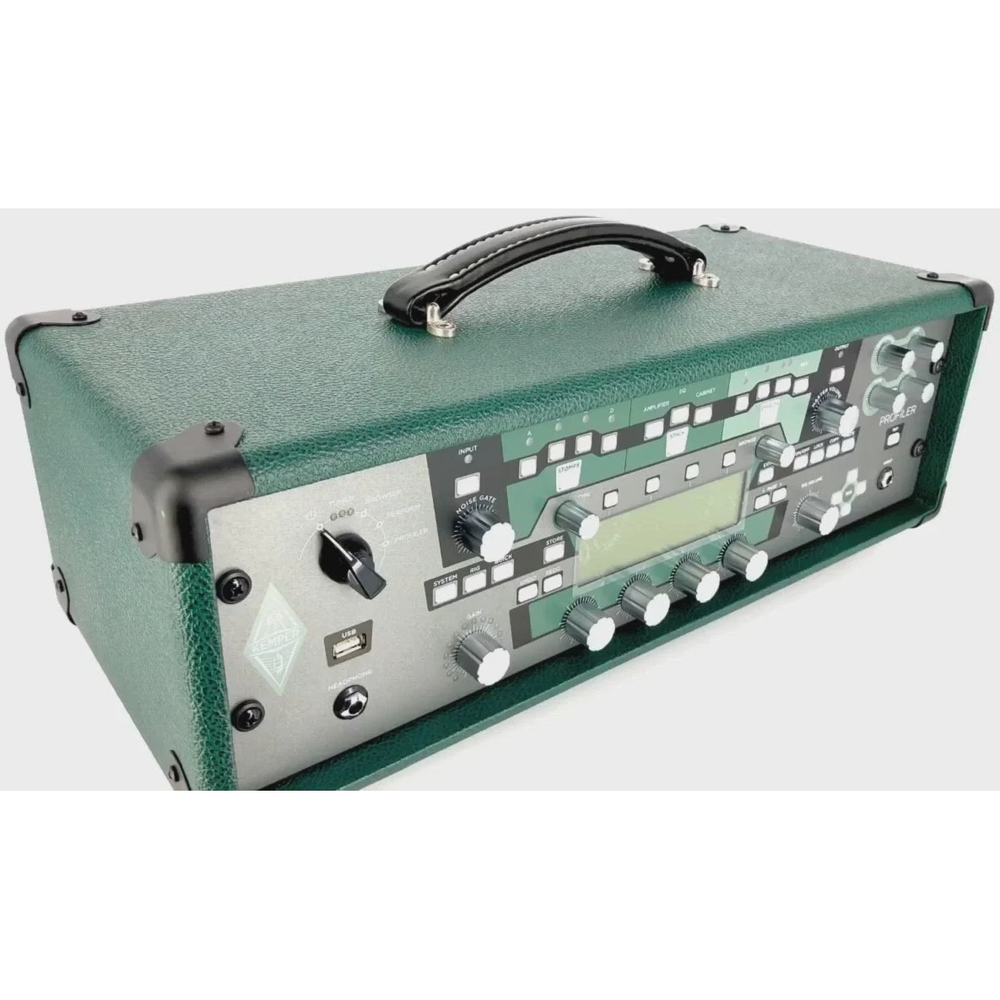 Rack Case for Kemper PowerRack and Non-Powered Rack | Green Tolex Finish