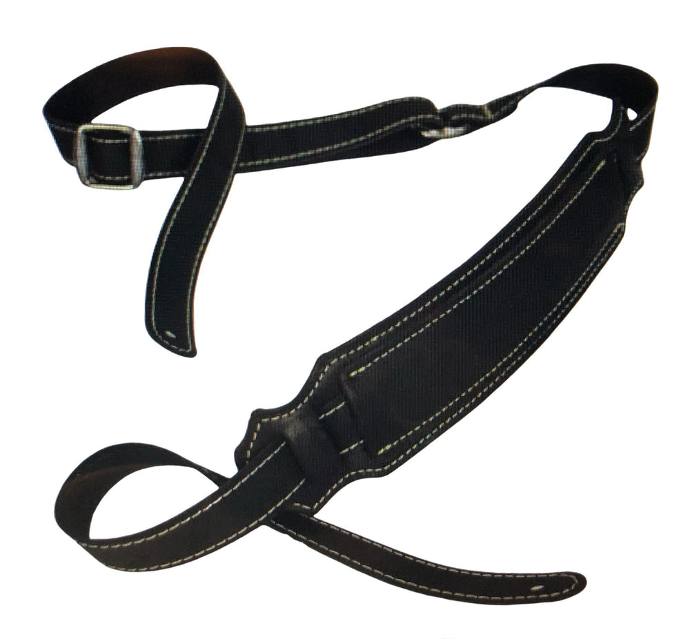 Vintage Guitar Strap Leather (Black)