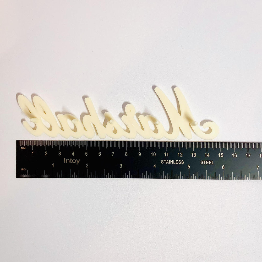 Marshall 6" OEM Cream / Off-White |Vintage-Style Script Logo