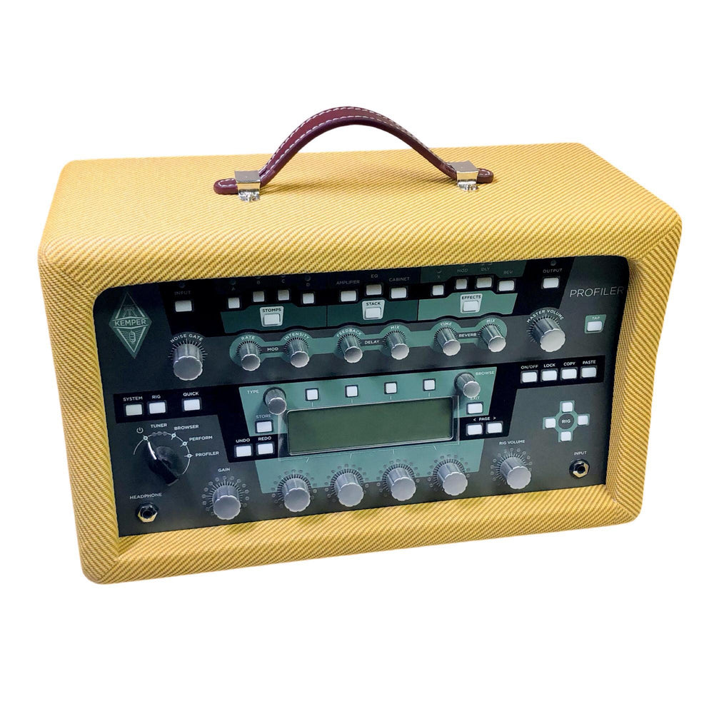 Custom Head Shell for Kemper Profiler Toaster | Vintage Tweed
