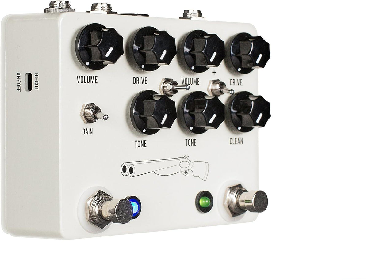 JHS Double Barrel V4 Dual Overdrive Guitar Effects Pedal – British