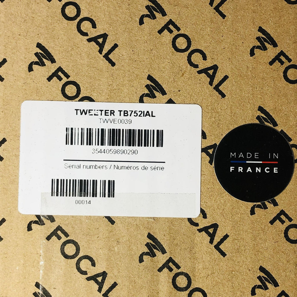 Focal TB752IAL Tweeter | TWVE0039 | 1027 Be | Genuine OEM