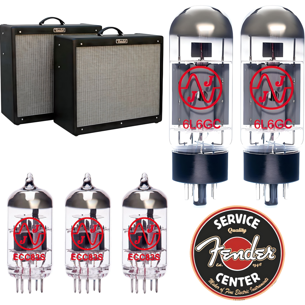 Fender Hot Rod Deville Tube Set | JJ ECC83S & Apex Matched Burned In JJ 6L6GC