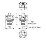 Pure Tone Stereo Output Jack – Multi-Contact, Gold | Part# PTT2G