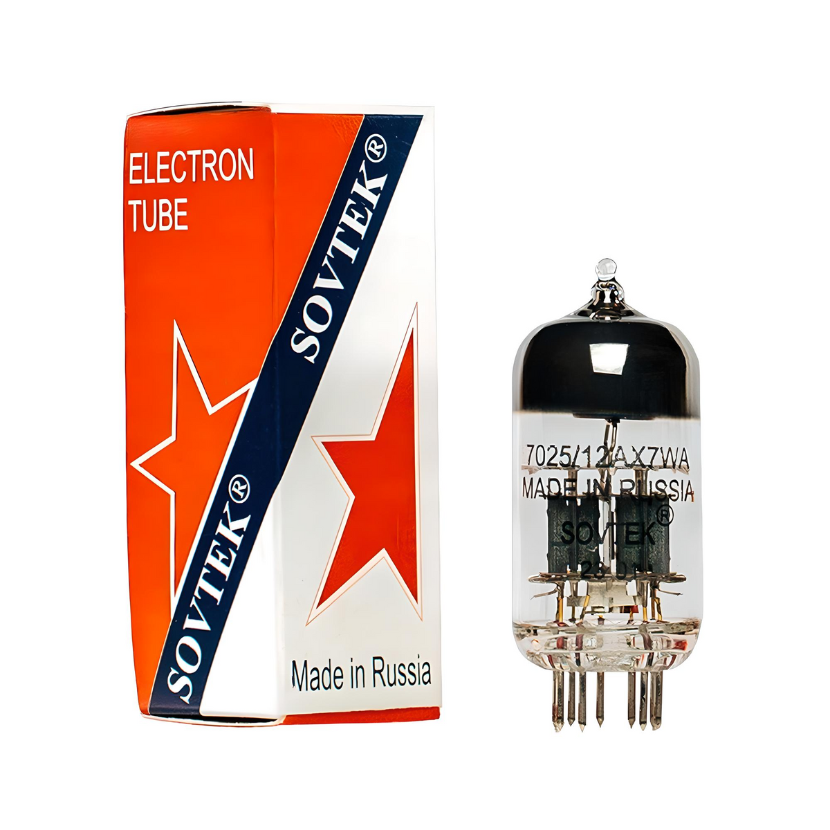 Sovtek 12AX7WA / 7025 Vacuum Tube | High-Gain, Low-Noise Preamp Sovtek 12AX7WA / 7025 Vacuum Tube | High-Gain, Low-Noise Preamp