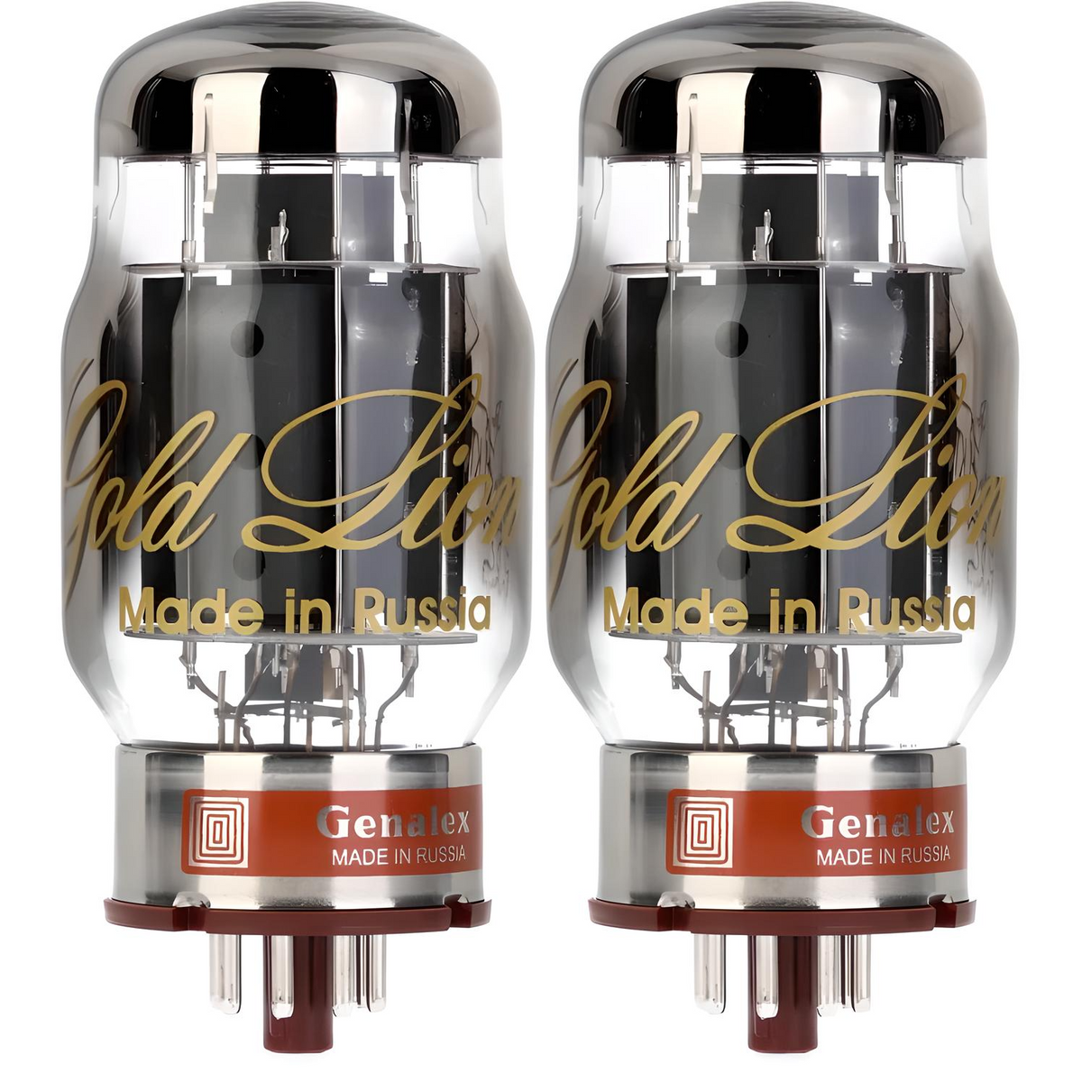 Gold Lion KT88 Vacuum Tubes Made in England Matched Pair