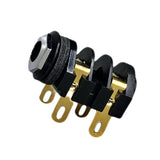 4 x Cliff UK 1/4" Input Jacks for Marshall | Chrome Nut, Gold Contacts