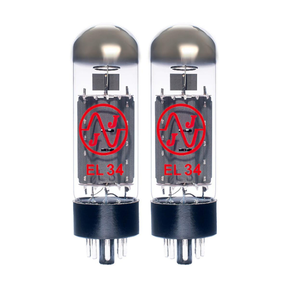 JJ EL34 Burned In Premium Power Tubes | Apex Matched for Superior Tone