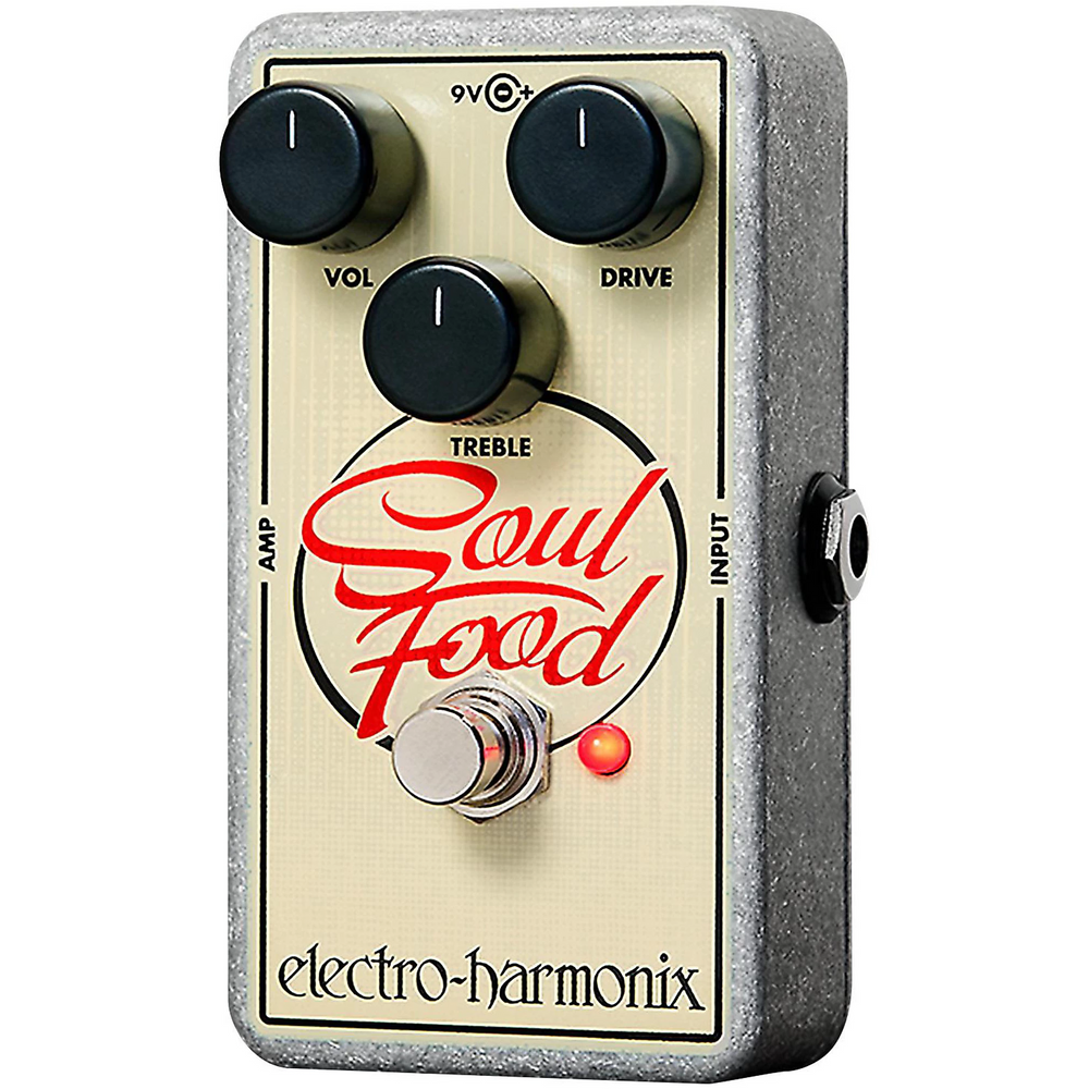 Electro-Harmonix Soul Food | Distortion / Overdrive / Fuzz Pedal Transparent Overdrive with Vintage Character