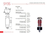 JJ 5Y3S Rectifier Tube | Smooth, Reliable Power for Vintage Amps