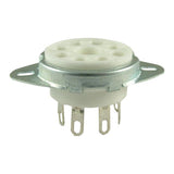 Ceramic Tube Socket | Octal Power Tube | Chassis Mount