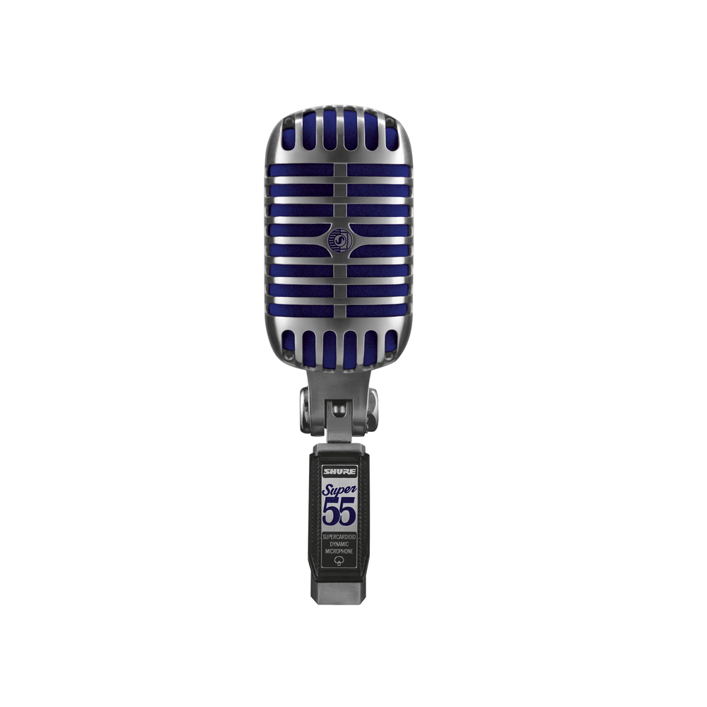 Shure Super 55 Deluxe Vocal Microphone | Iconic Style with Modern Performance