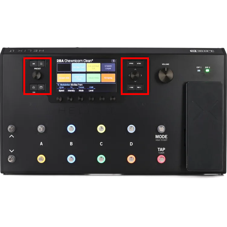 Helix Preset Encoder with Push Switch | Genuine Line 6 Part | MPN 24-12-0022