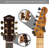 String Swing Hardwood Guitar Wall Hanger CC01K-Black Walnut