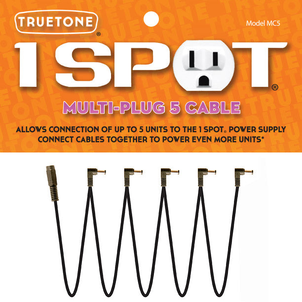 Truetone 1 Spot Multi-Plug 5 Cable - British Audio