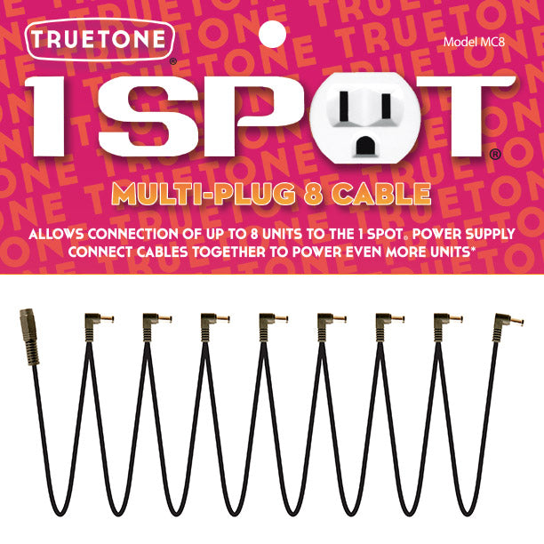 Truetone 1 Spot Multi-Plug 8 Cable - British Audio