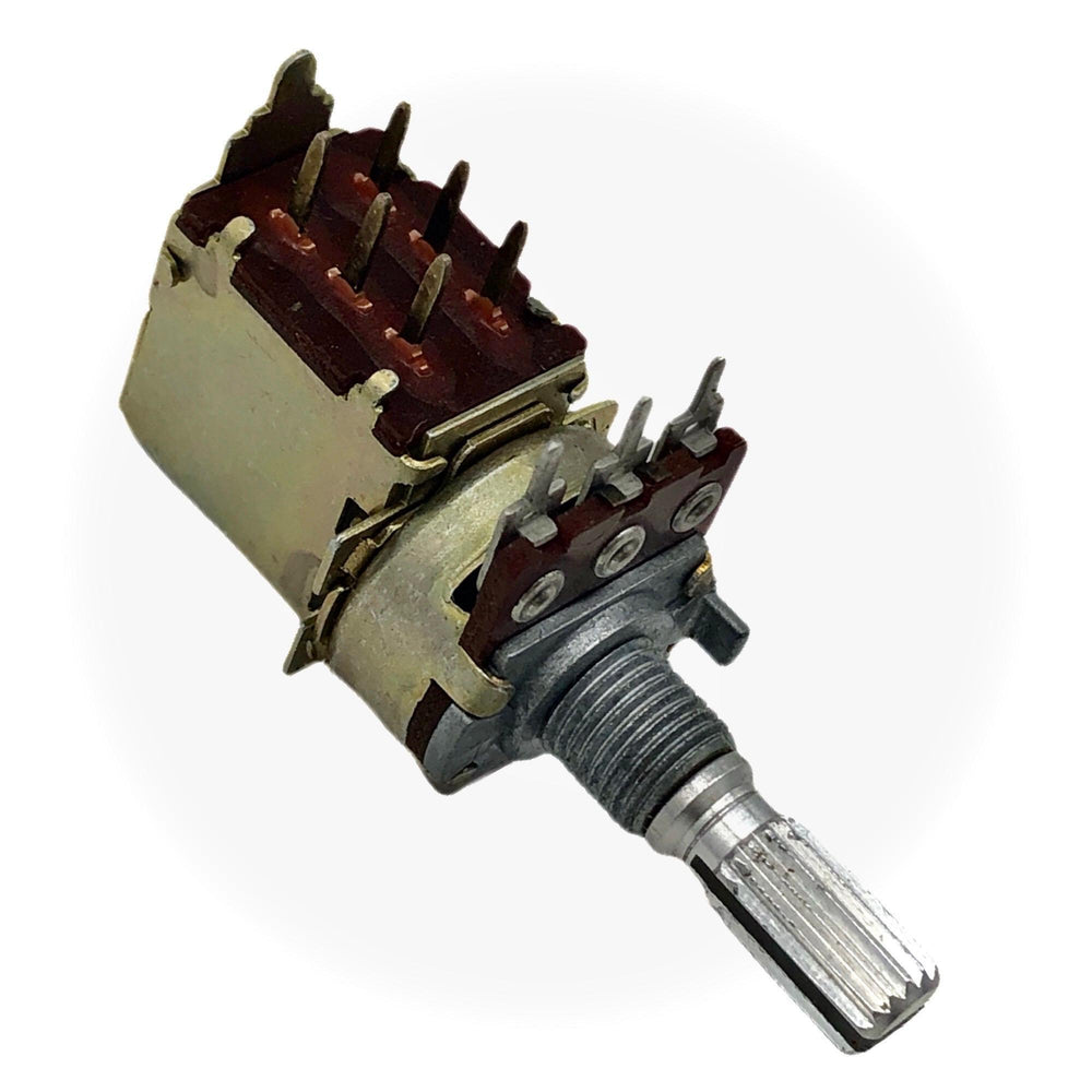 A250K Push-Pull Potentiometer PC Mount, DPDT Switch