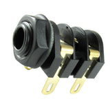 Marshall® Speaker Jack Upgrade / Cliff UK 1/4" ~ Black Nut,  Gold Contacts