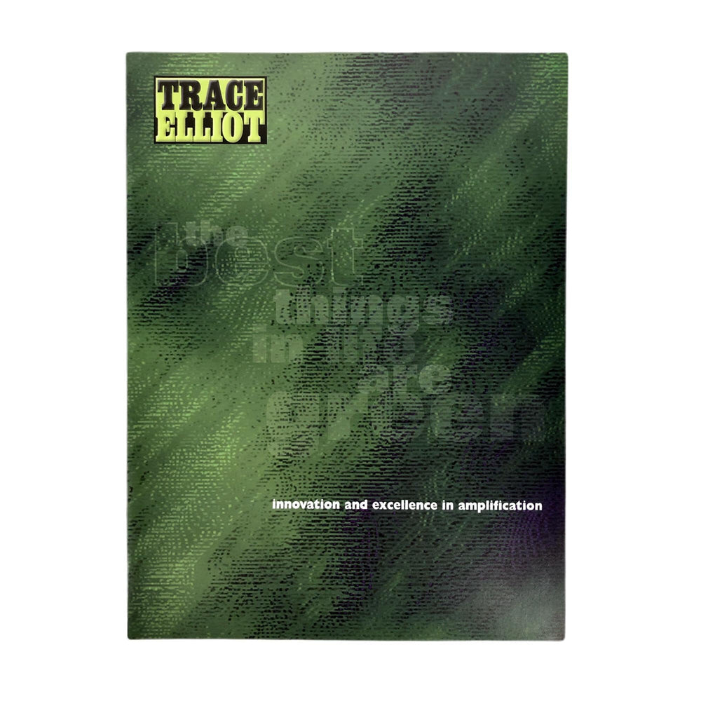 Trace Elliot Brochure "the best things are green" 1999/2000 NOS