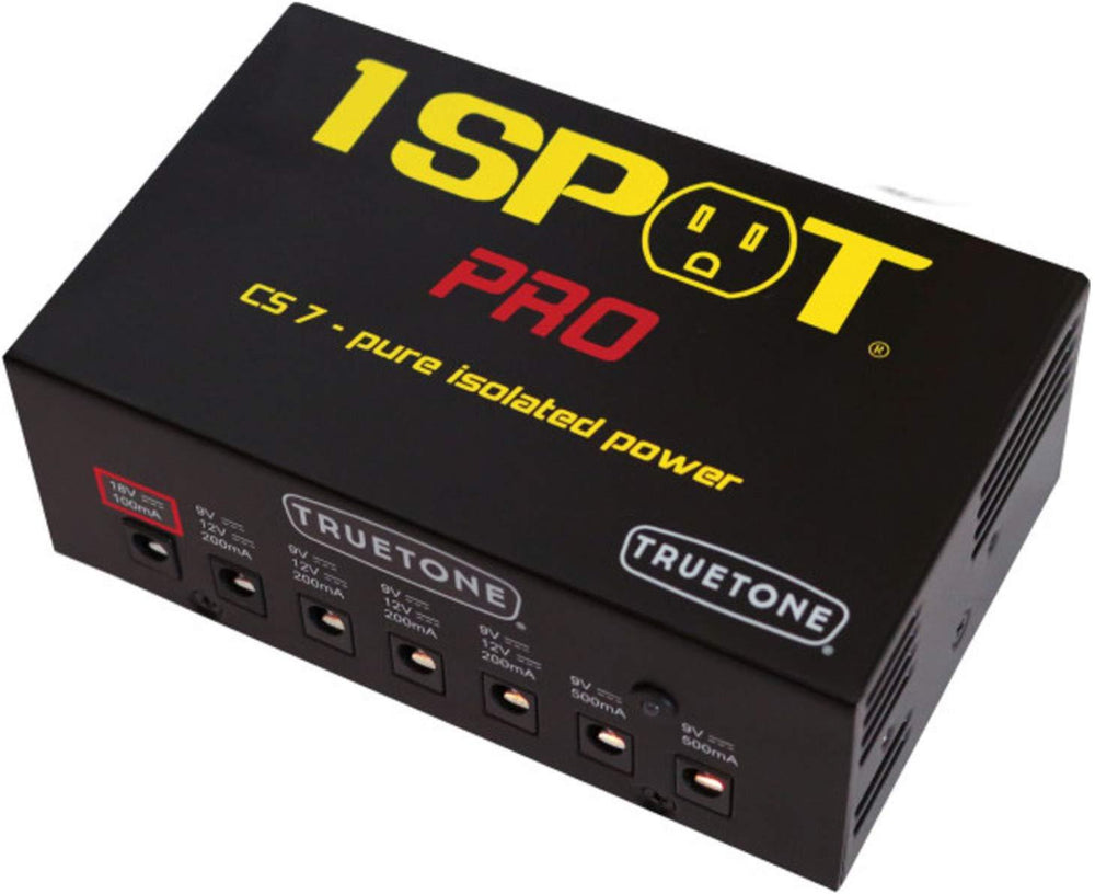 isolated pedal power supply Truetone 1 SPOT PRO CS7 7-output Isolated Guitar Pedal Power Supply