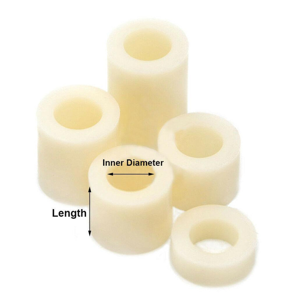 ABS Plastic Non-Threaded Spacer 17mm x M4