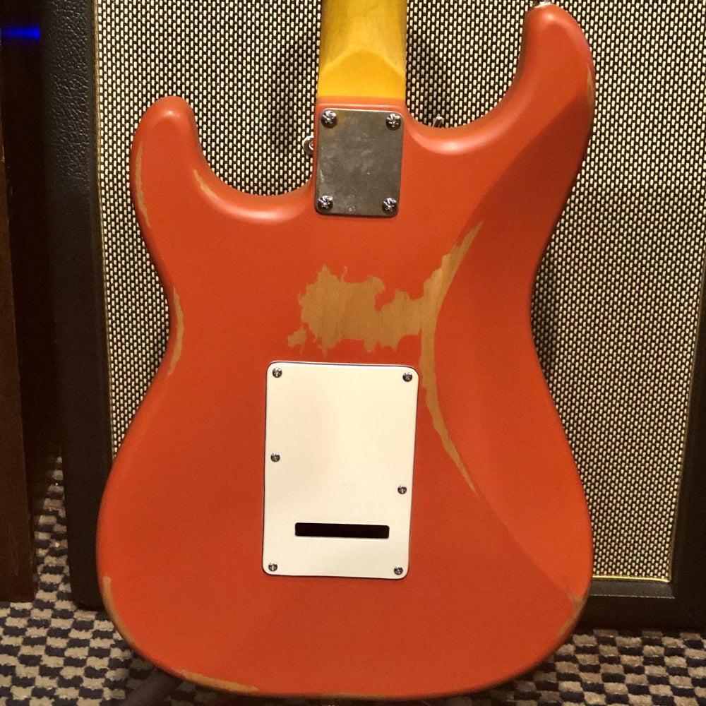 Vintage V6 Icon Distressed Firenza Red