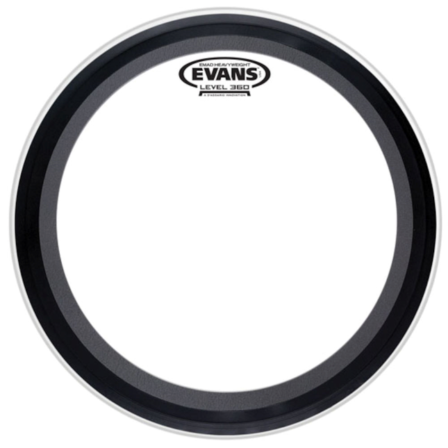 Evans EMAD Heavyweight Clear 22" Batter Kick Head - British Audio