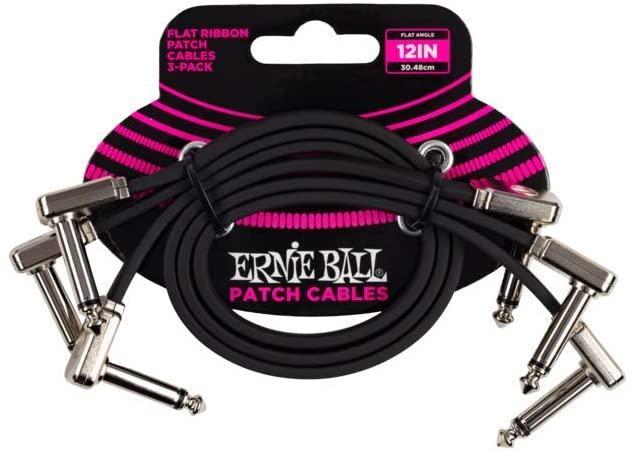 Ernie Ball Flat Ribbon Patch Cable, 12 Inch P06222