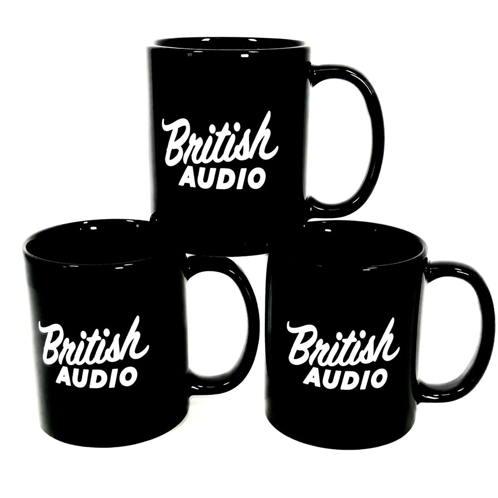 British Audio Black Ceramic Coffee Mug - British Audio