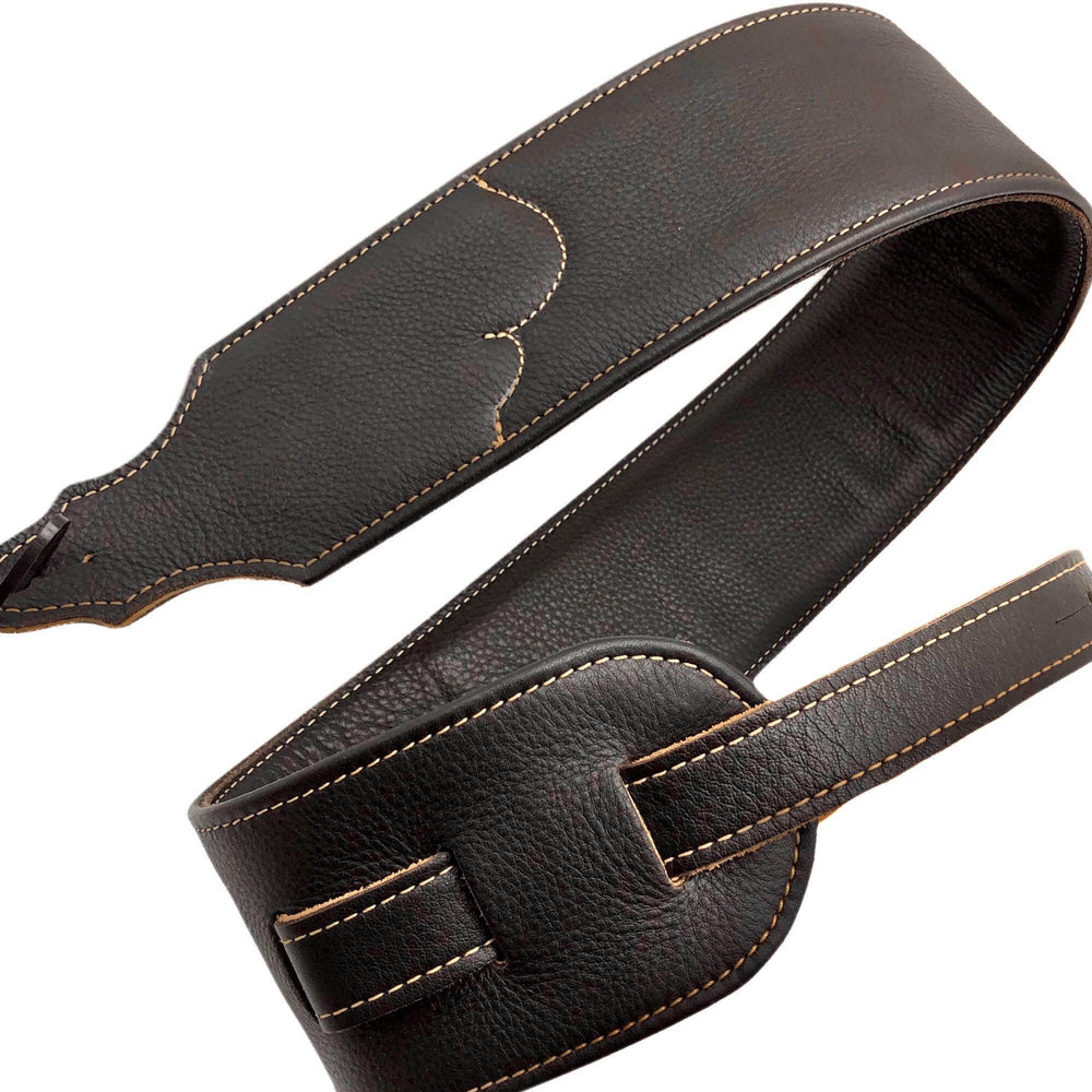 Franklin Strap Padded Glove Leather Guitar Strap, 3" Clearance