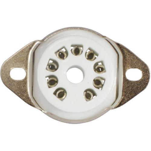 Tube Socket - 9 Pin Ceramic Miniature Chassis Mount