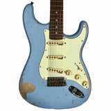 Vintage®  V6 ICON Electric Guitar ~ Distressed Laguna Blue