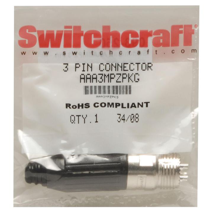 Switchcraft 3 Pin Nickel Plated Connectors - British Audio