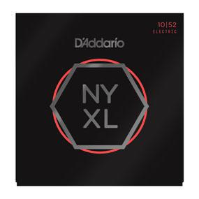 D'Addario NYXL1052 Nickel Wound Electric Guitar Strings, Light Top / Heavy Bottom, 10-52 - British Audio