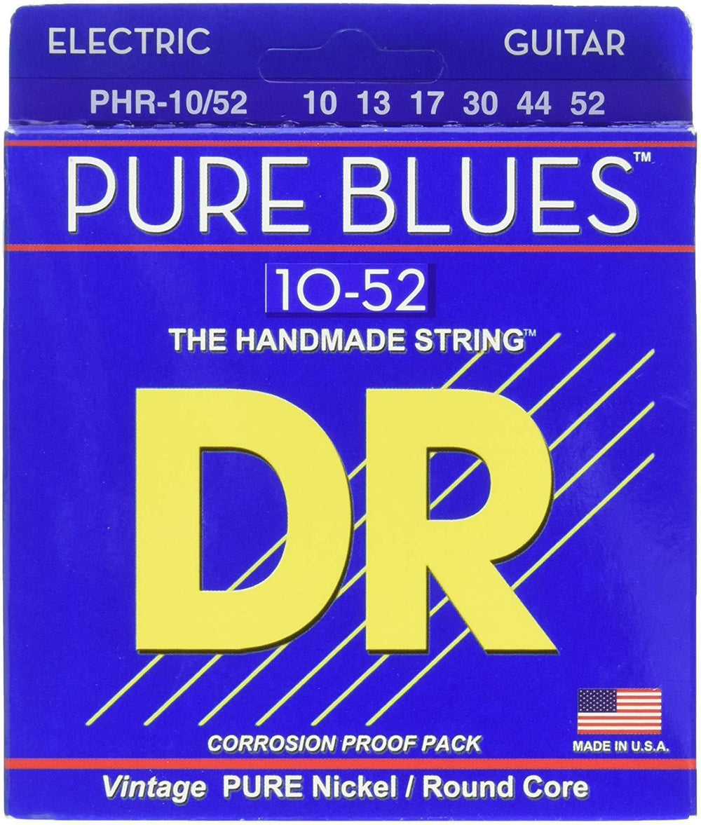 Pure Blues 10-52 DR Strings Electric Guitar Strings - British Audio