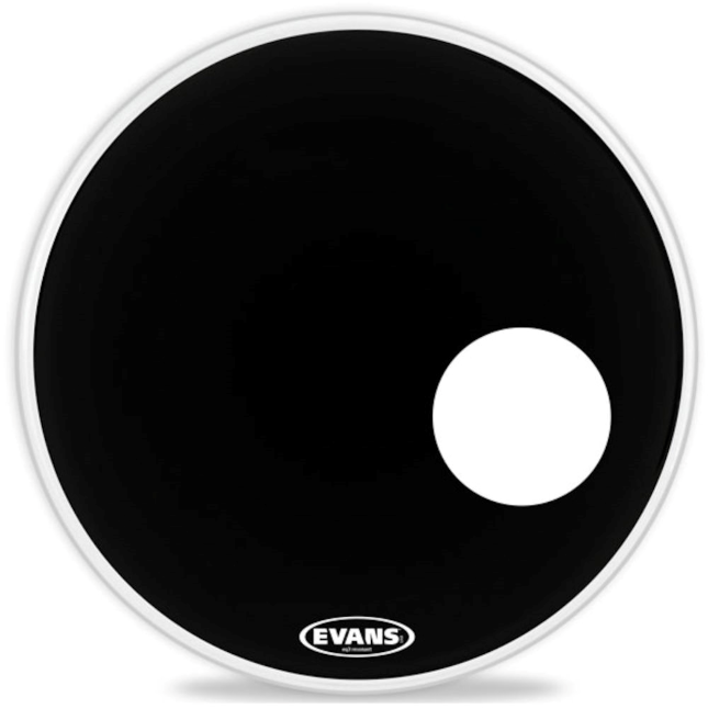 Evans EQ3 Black 22" Reso Kick Head - British Audio