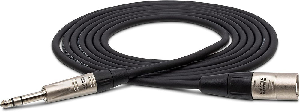 Hosa HSX REAN 1/4" TRS to XLR3M Pro Balanced Interconnect Cable