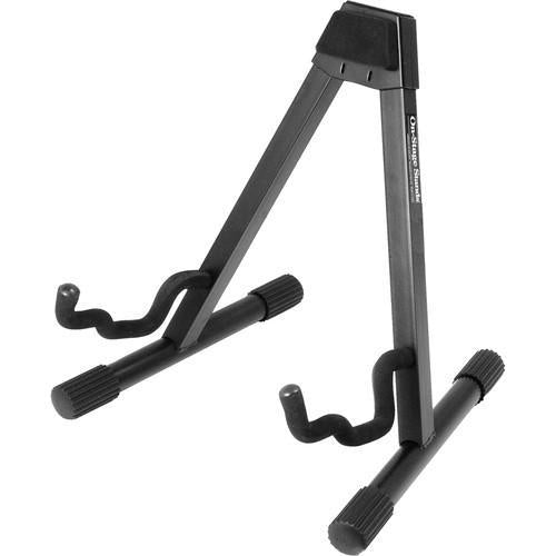 On-Stage Professional Single A-Frame Guitar Stand - GS7462B - British Audio